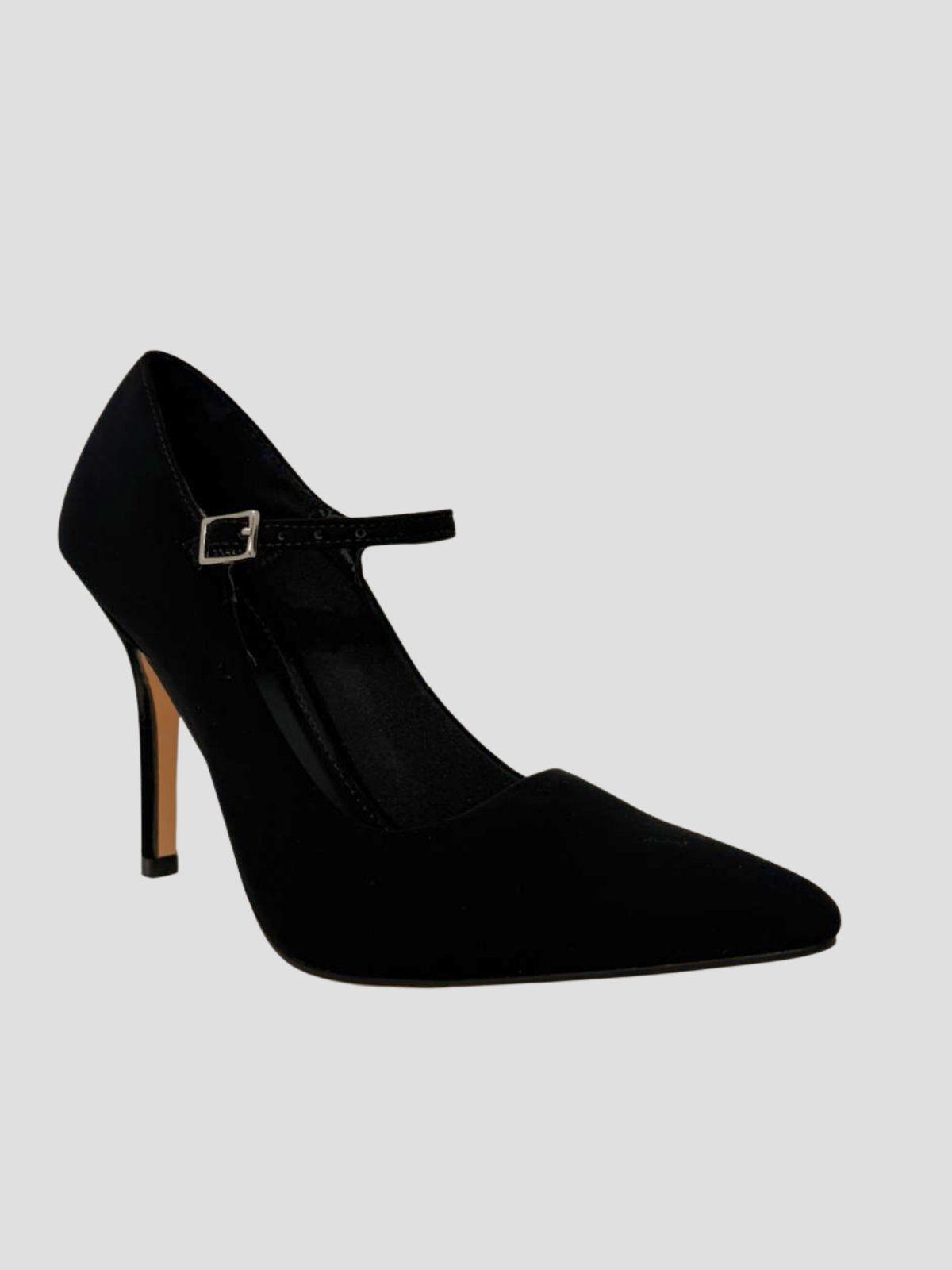 Zapatilla negro mate durazno