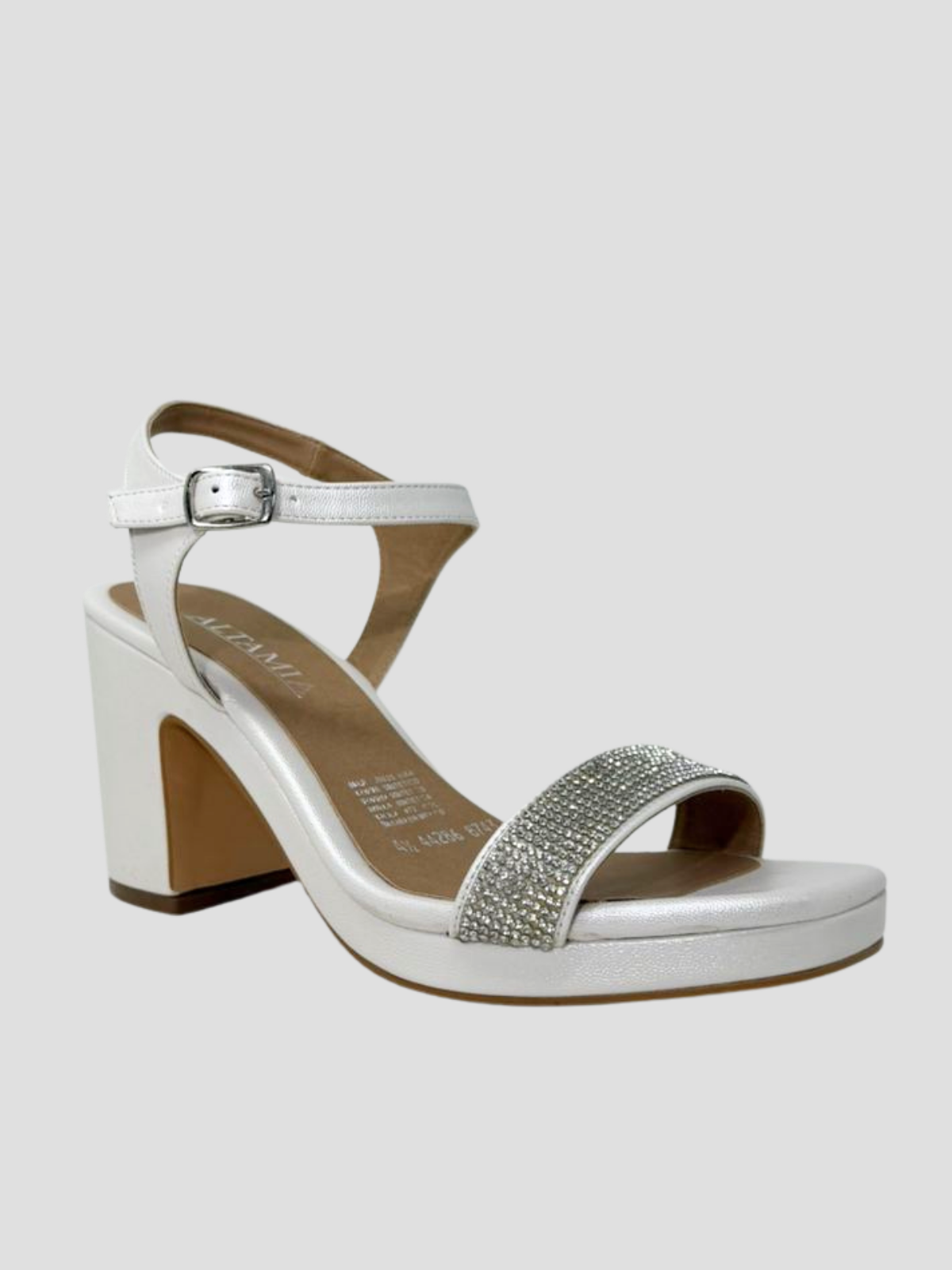 Novia plataforma tira brillos bajito