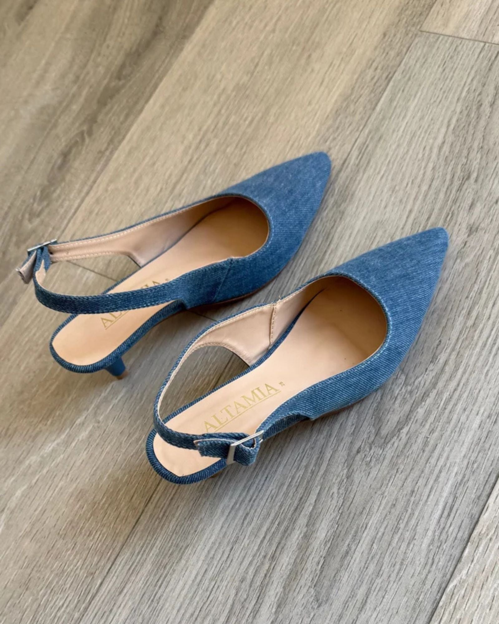 Zapatilla de mezclilla