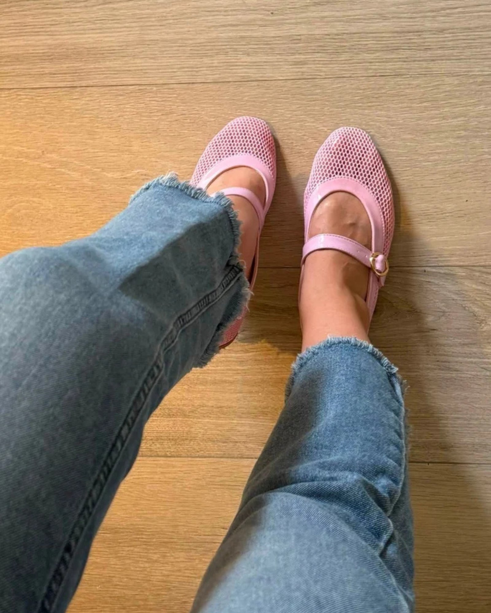 Ballerina piso rosa charol
