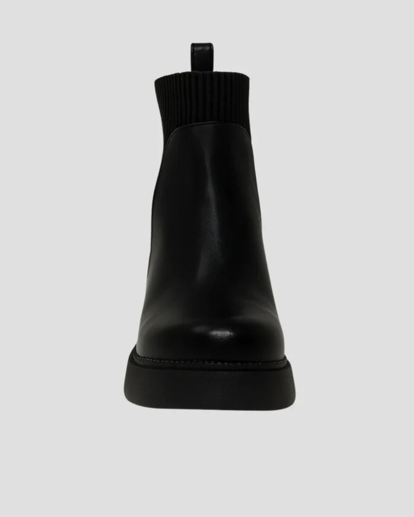 Botín negro chunky