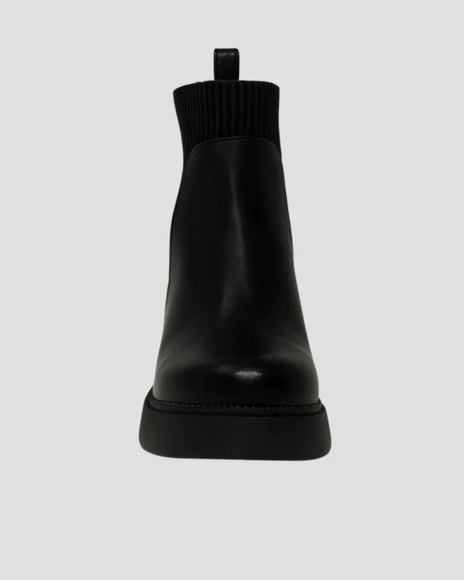 Botín negro chunky