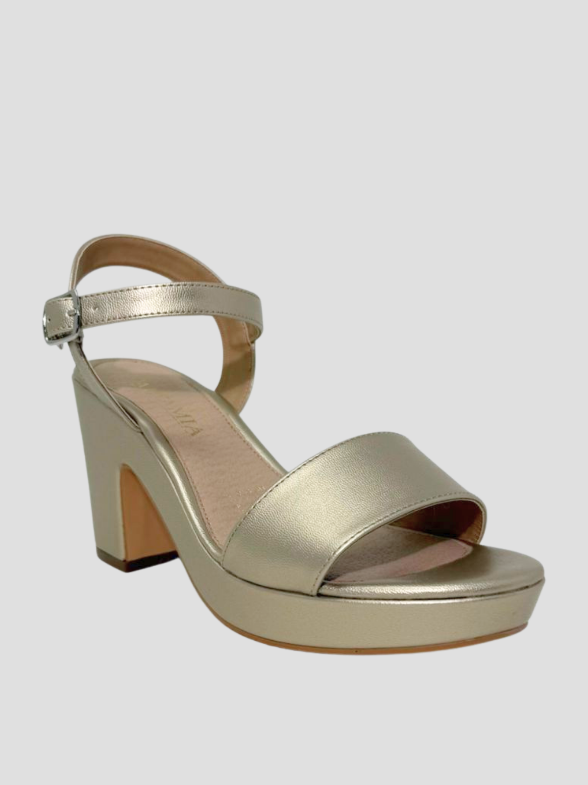 Plataforma oro bajito