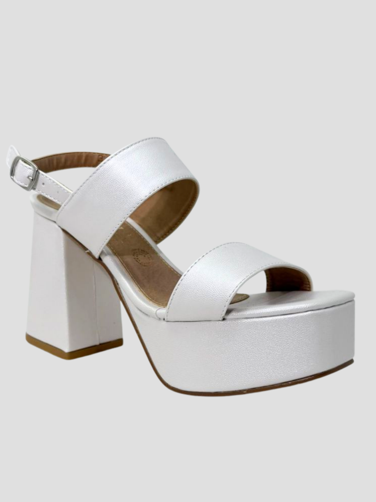 Novia Plataforma Ivory tacon ancho