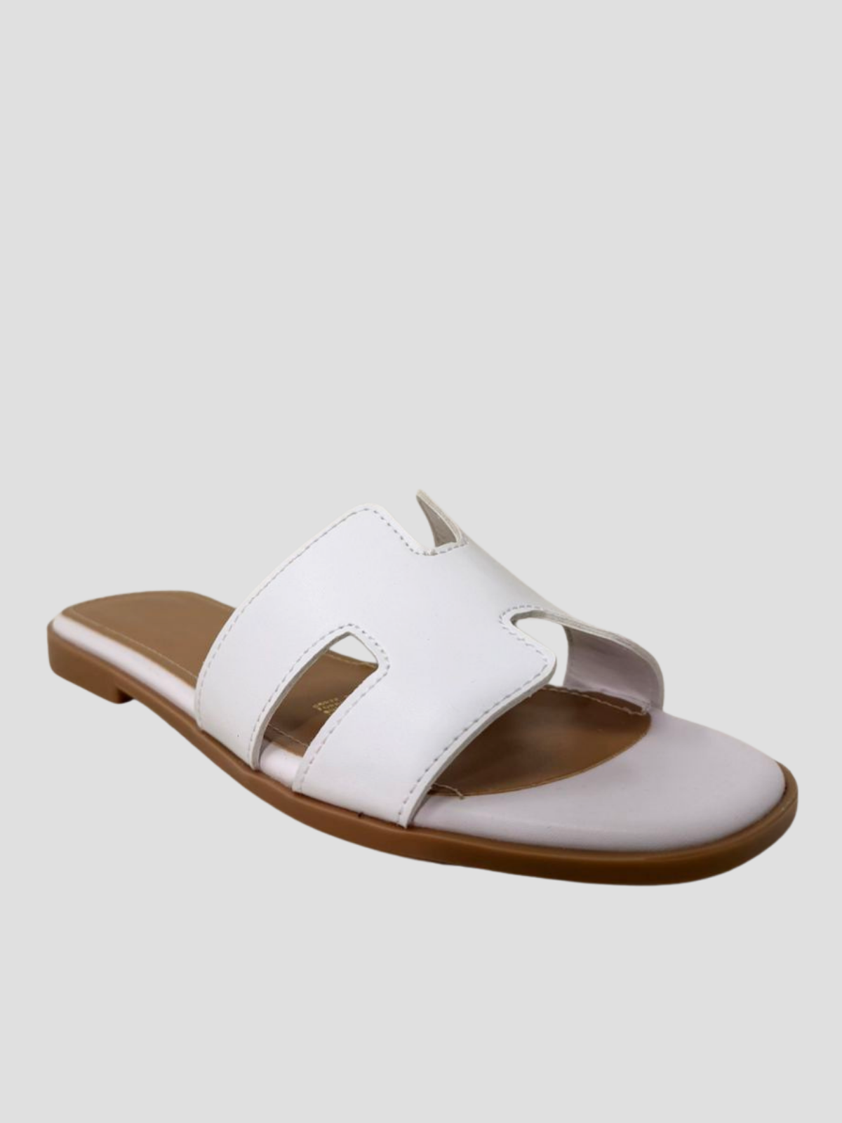 Sandalia de piso blanca