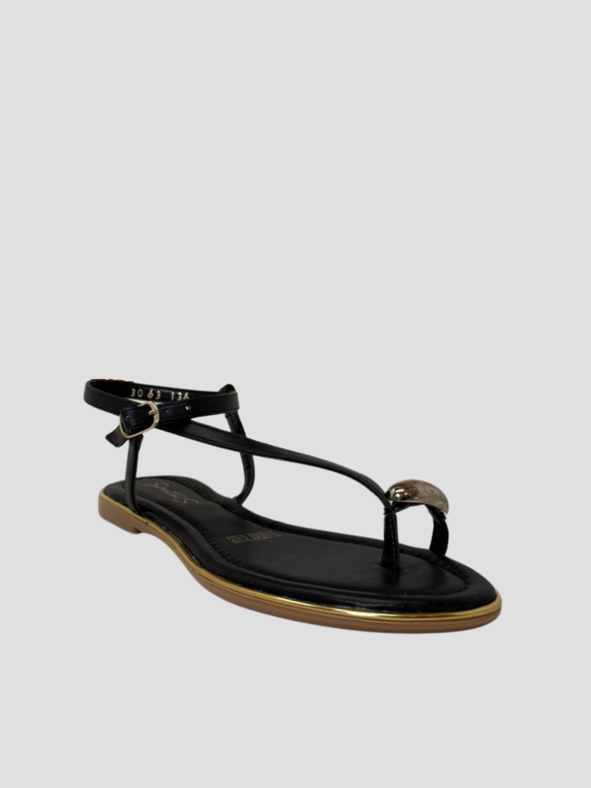 Sandalia de piso con anillo