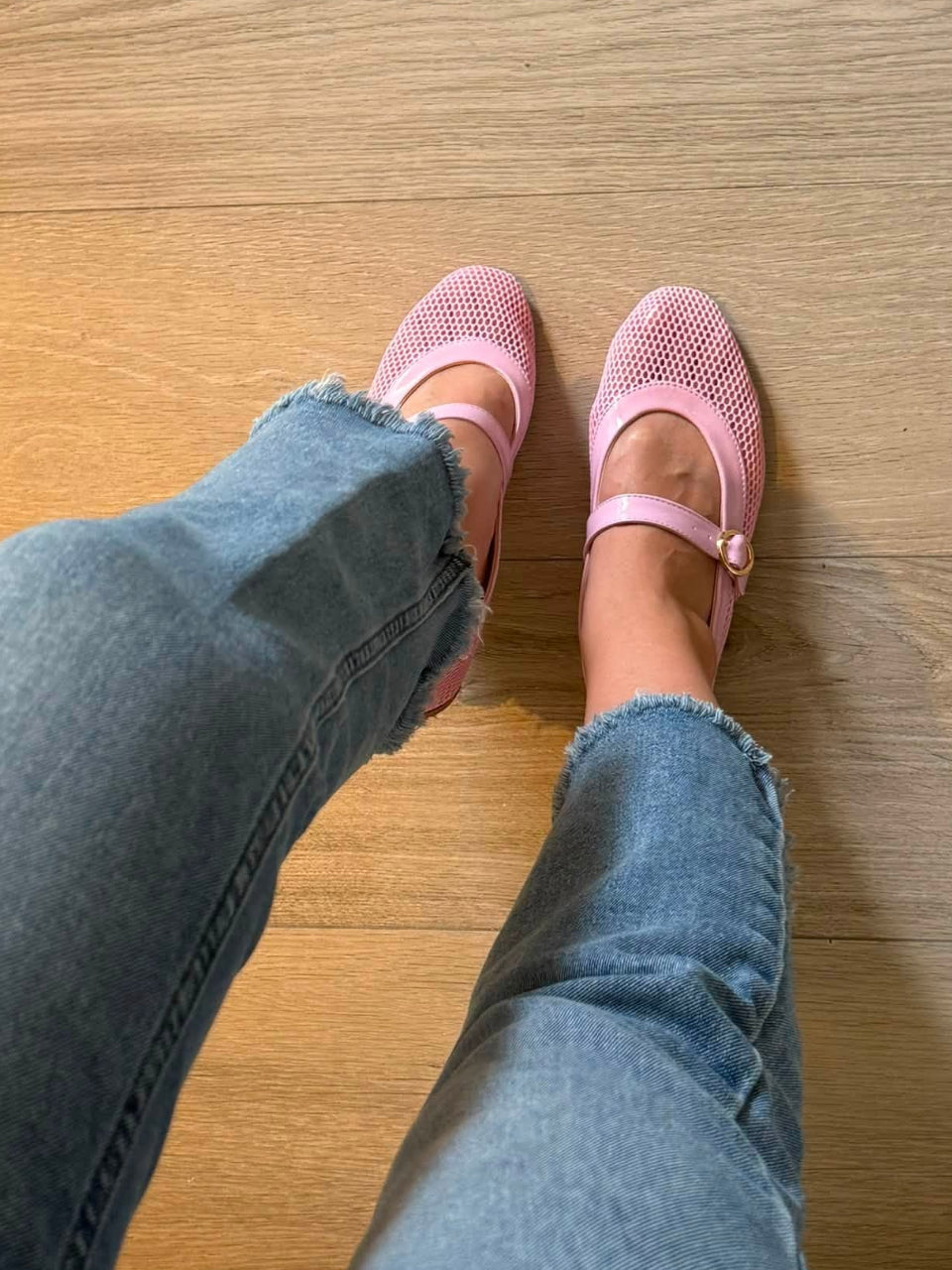 Ballerina piso rosa charol